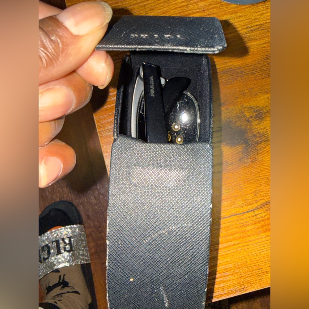 Prada Black Frames Sunglasses Lens Black - image 2